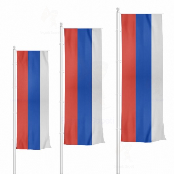 Rusya Dikey Gönder Bayrakları