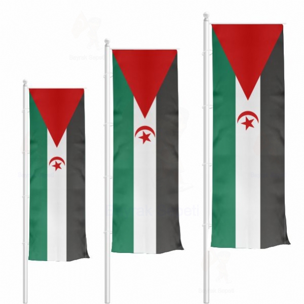 Sahra Demokratik Arap Cumhuriyeti Dikey Gnder Bayraklar