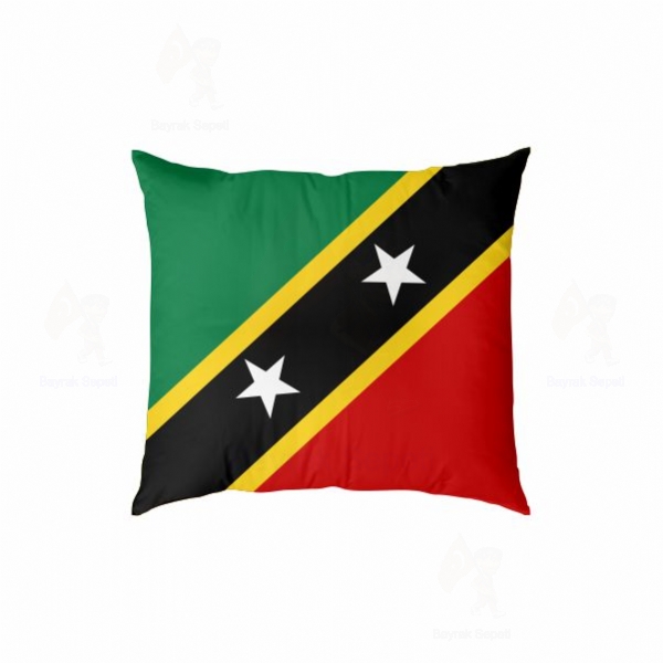 Saint Kitts ve Nevis Baskılı Yastık