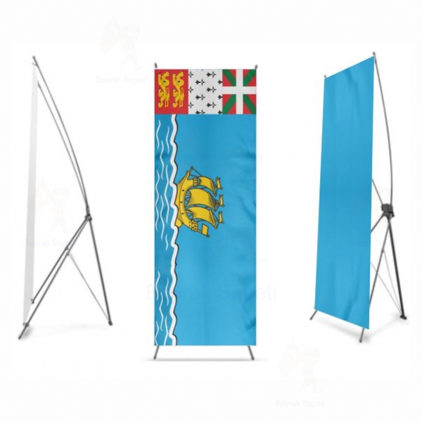 Saint Pierre ve Miquelon X Banner Bask
