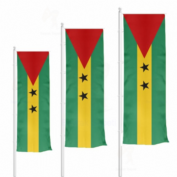 Sao Tome ve Principe Dikey Gnder Bayrak zellii