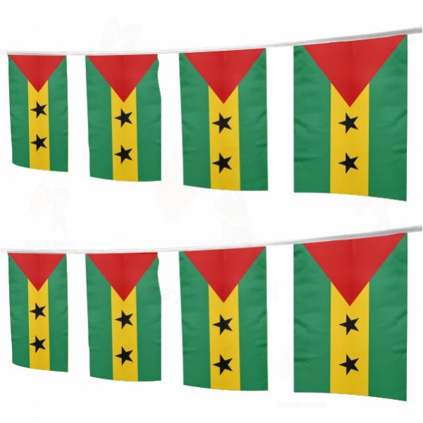 Sao Tome ve Principe pe Dizili Ssleme Bayraklar