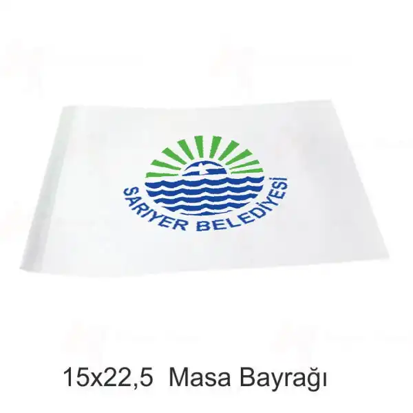 Saryer Belediyesi Masa Bayraklar