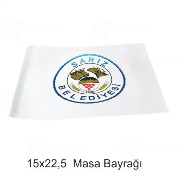 Sarz Belediyesi Masa Bayraklar