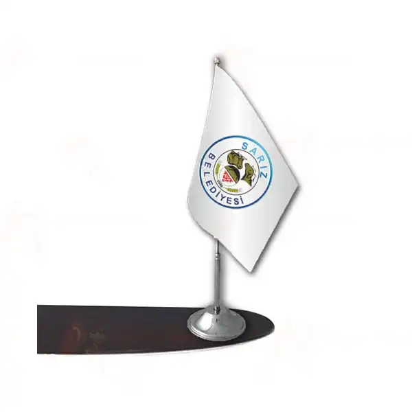 Sarz Belediyesi Tekli Masa Bayraklar