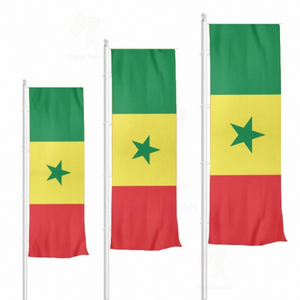 Senegal Dikey Gnder Bayraklar