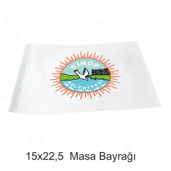 Sinop Belediyesi Masa Bayraklar