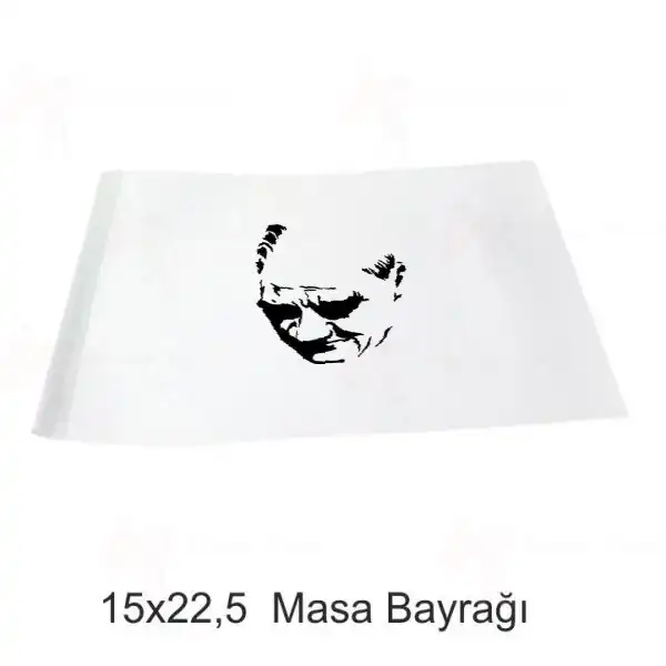 Siyah Atatrk Masa Bayraklar ls