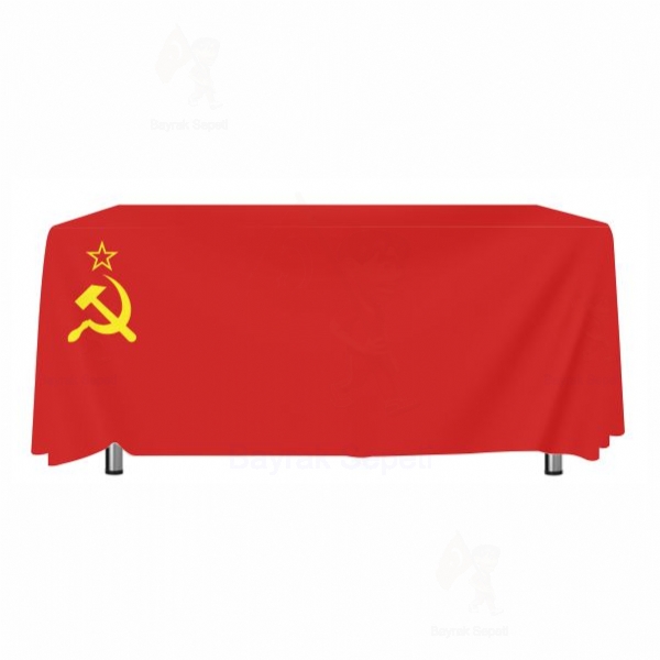 Sovyet Baskılı Masa Örtüsü