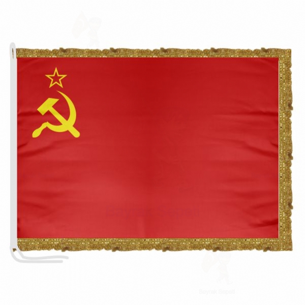 Sovyetler Birlii Saten Kuma Makam Bayra