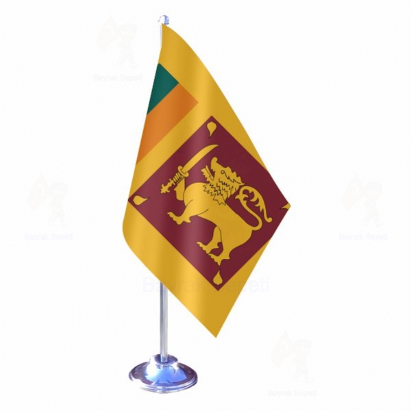 Sri Lanka Tekli Masa Bayraklar