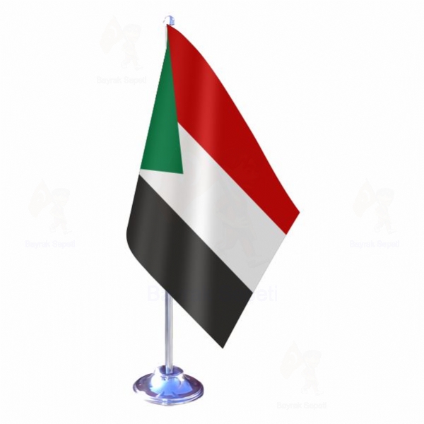 Sudan Tekli Masa Bayrakları