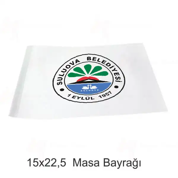 Suluova Belediyesi Masa Bayraklar Resmi