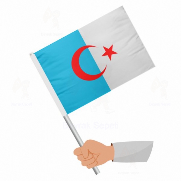 Suriye Türkmenleri Sopalı Bayraklar