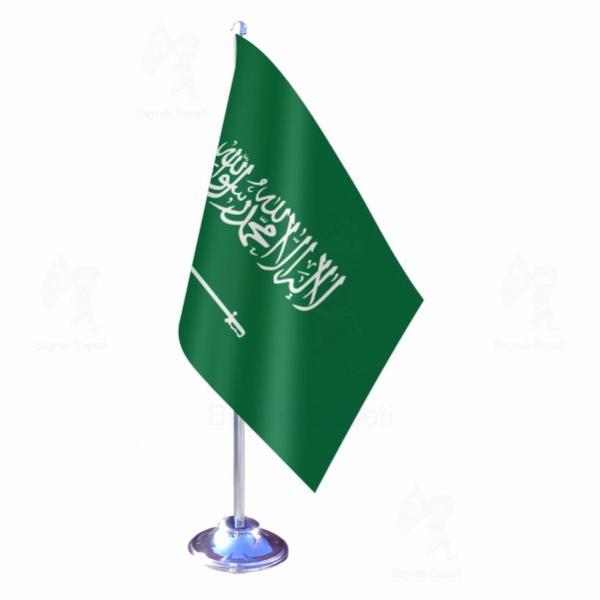 Suudi Arabistan Tekli Masa Bayraklar Resmi