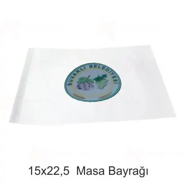 Suvarl Belediyesi Masa Bayraklar