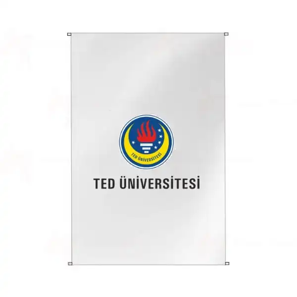 TED niversitesi Bina Cephesi Bayrak Ebatlar