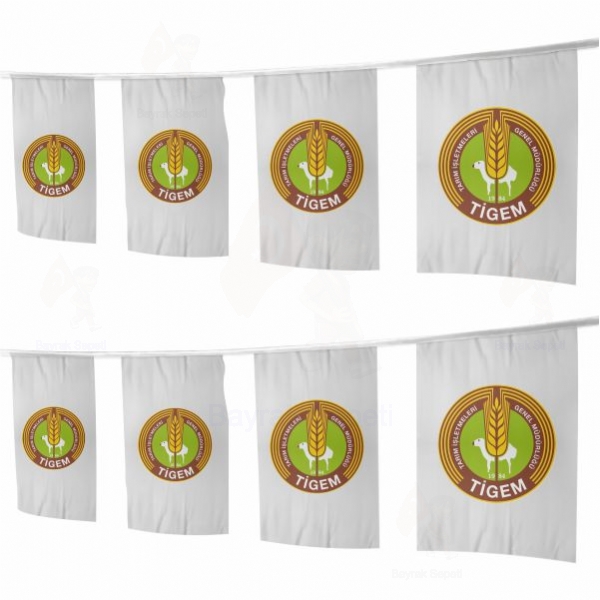 Tarım İşletmeleri Genel Müdürlüğü İpe Dizili Süsleme Bayrakları