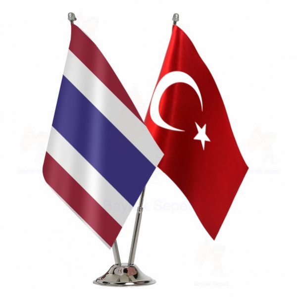 Tayland 2 Li Masa Bayraklar
