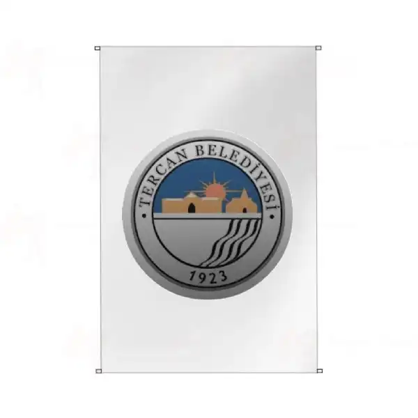 Tercan Belediyesi Bina Cephesi Bayraklar