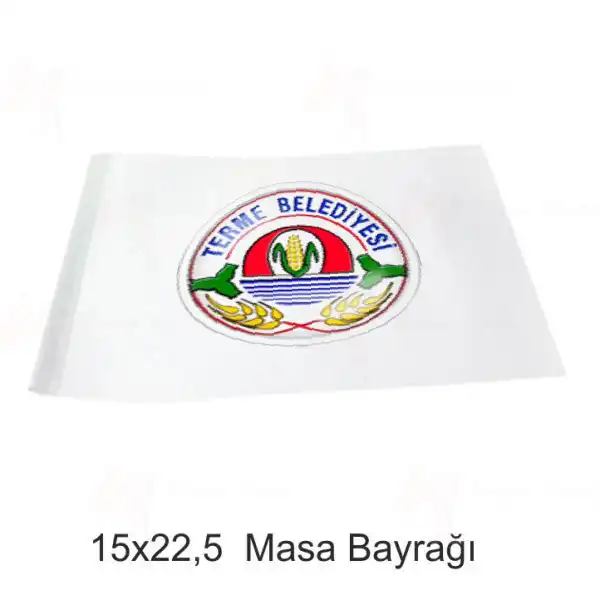 Terme Belediyesi Masa Bayraklar