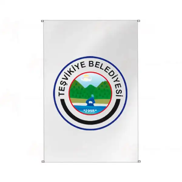 Tevikiye Belediyesi Bina Cephesi Bayraklar