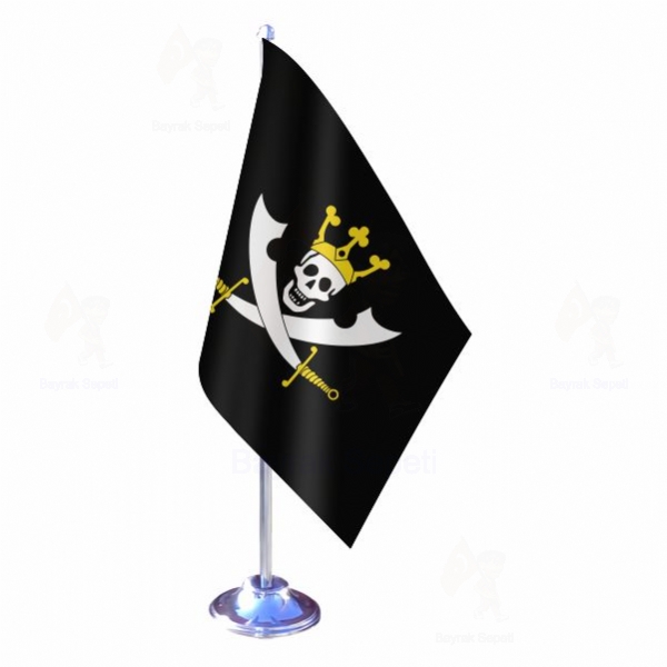 The Pirate King Tekli Masa Bayrakları