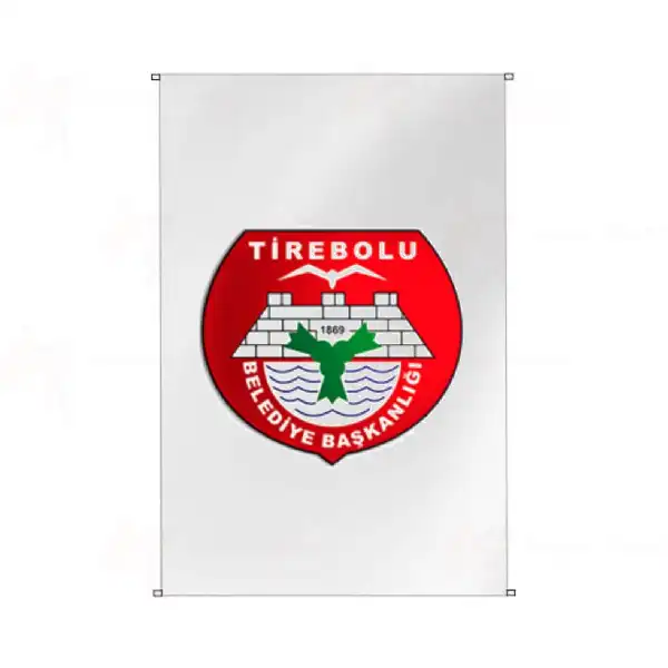 Tirebolu Belediyesi Bina Cephesi Bayraklar
