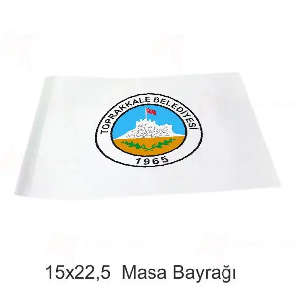 Toprakkale Belediyesi Masa Bayraklar Ebat
