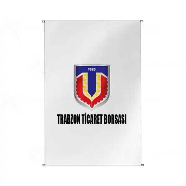 Trabzon Ticaret Borsas Bina Cephesi Bayraklar