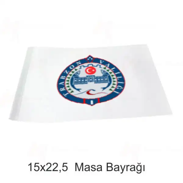 Trabzon Valilii Masa Bayraklar