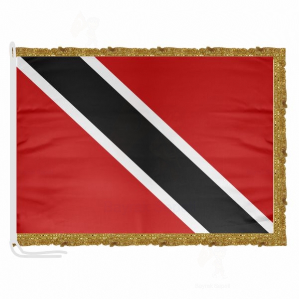 Trinidad ve Tobago Saten Kuma Makam Bayra imalat