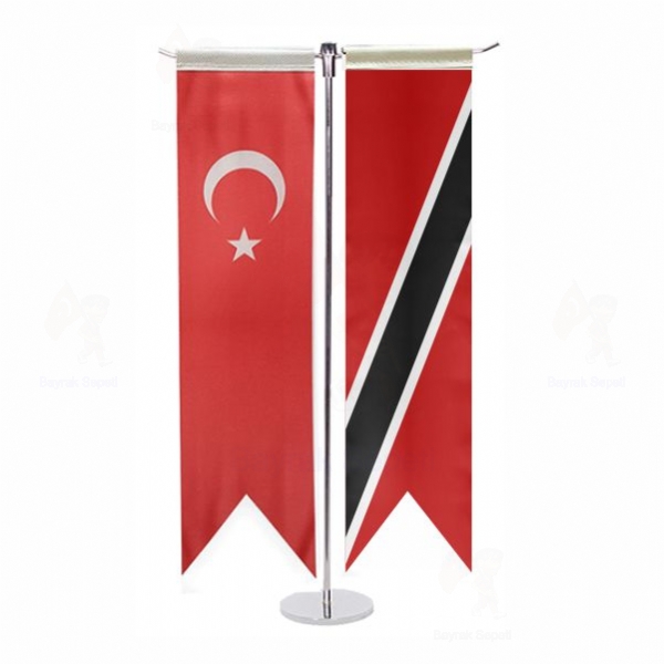 Trinidad ve Tobago T Masa Bayraklar