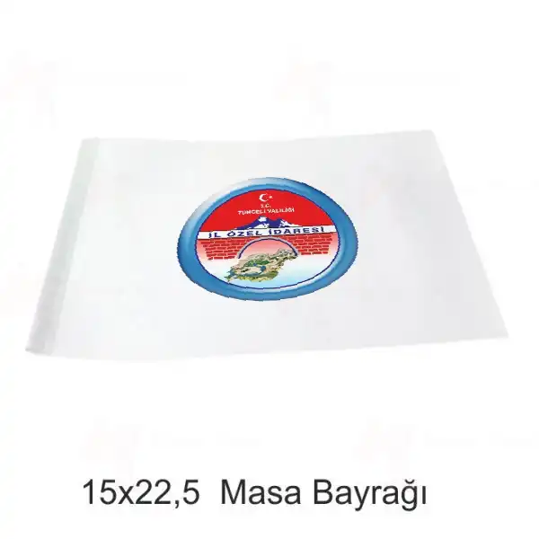 Tunceli l zel daresi Masa Bayraklar