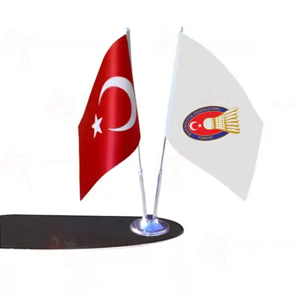 Trkiye Badminton Federasyonu 2 Li Masa Bayraklar