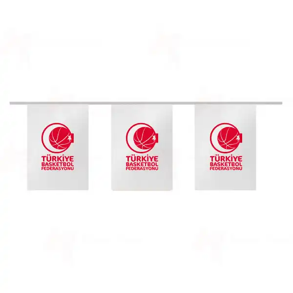 Trkiye Basketbol Federasyonu pe Dizili Ssleme Bayraklar malatlar