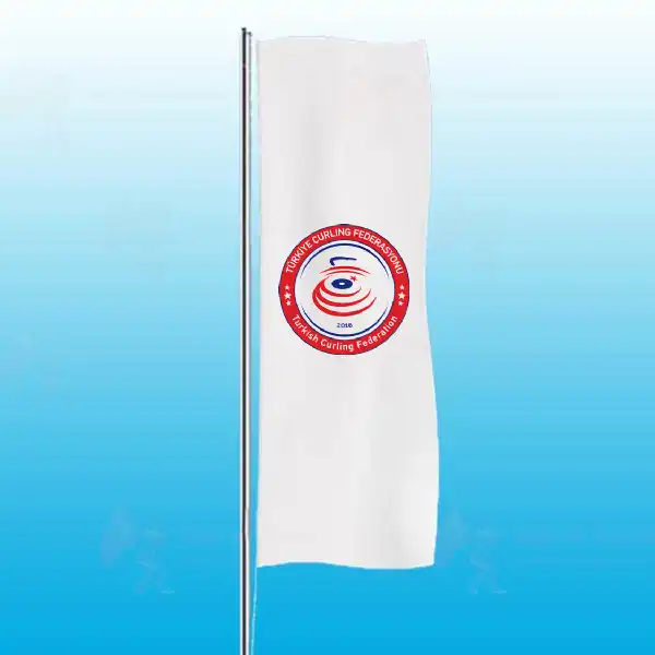 Trkiye Curling Federasyonu Dikey Gnder Bayraklar