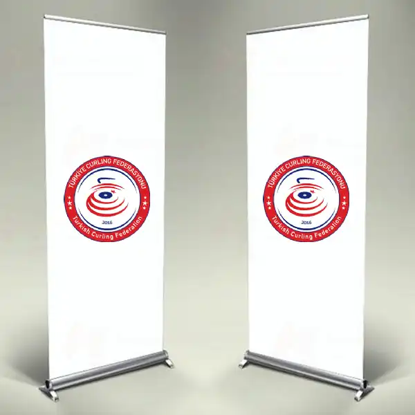 Trkiye Curling Federasyonu Roll Up ve Banner