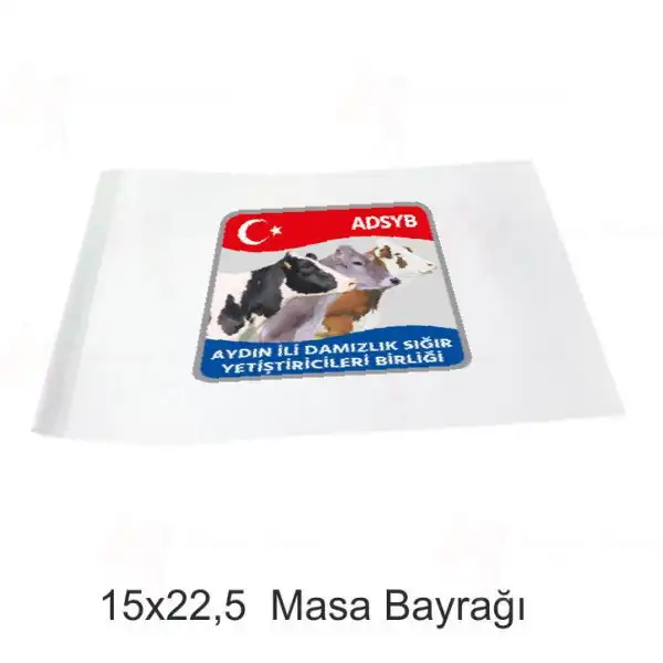 Trkiye Damzlk Sr Yetitiricileri Merkez Birlii Masa Bayraklar