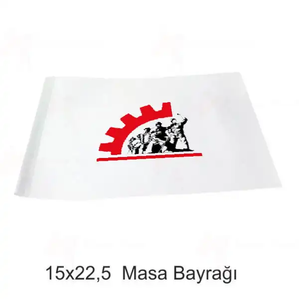 Türkiye Devrimci Maden Arama ve İşletme İşçileri Sendikası Masa Bayrakları