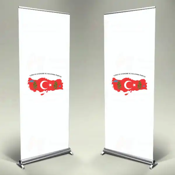 Trkiye Ekonomi ve Kalknma Partisi Roll Up ve Banner