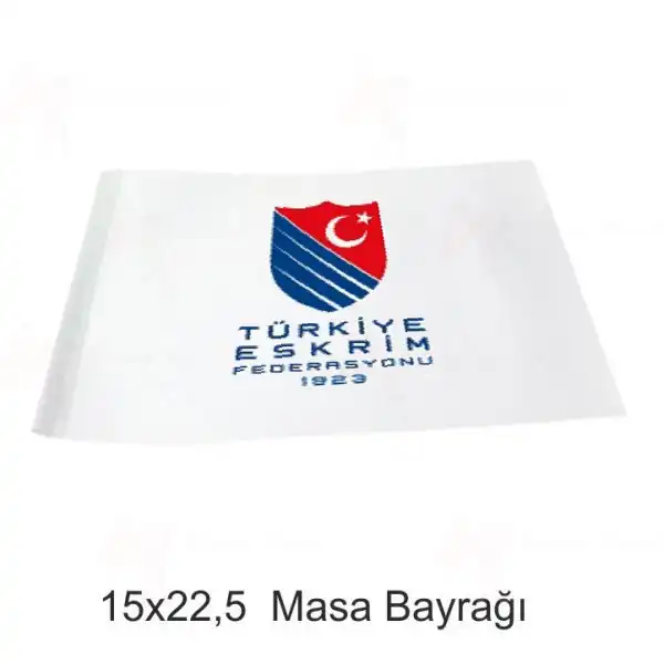 Trkiye Eskrim Federasyonu Masa Bayraklar