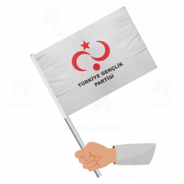 Trkiye Genlik Partisi Sopal Bayraklar