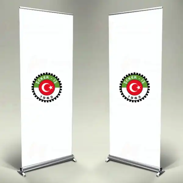 Trkiye Gda ve eker Sanayi ileri Sendikas Roll Up ve Banner