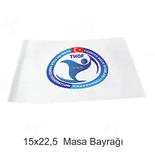 Trkiye Halk Oyunlar Federasyonu Masa Bayraklar