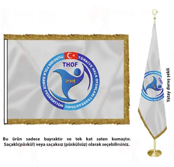 Trkiye Halk Oyunlar Federasyonu Saten Kuma Makam Bayra