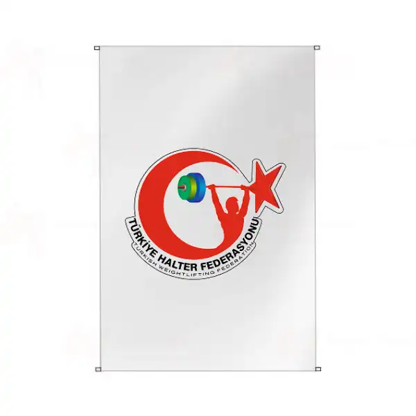 Trkiye Halter Federasyonu Bina Cephesi Bayraklar