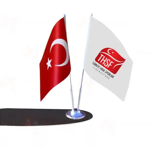 Trkiye Hava Sporlar Federasyonu 2 Li Masa Bayraklar