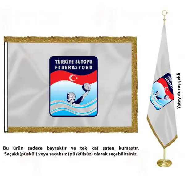 Trkiye Sutopu Federasyonu Saten Kuma Makam Bayra