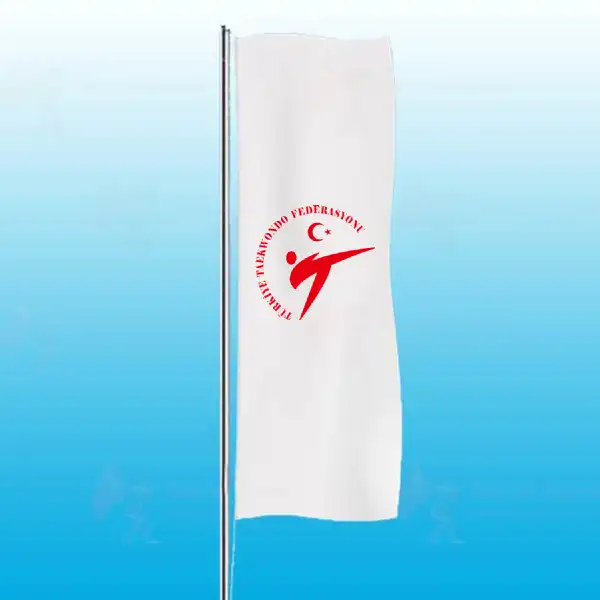 Trkiye Taekwondo Federasyonu Dikey Gnder Bayraklar